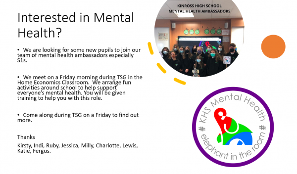 join KHS mental health team