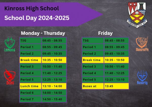 new timetable